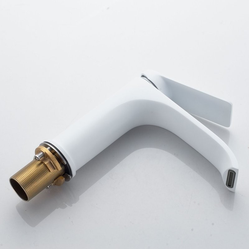 Смеситель для раковины/умывальника Shevanik S4101C, белый