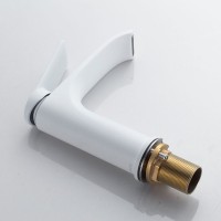 Смеситель для раковины/умывальника Shevanik S4101C, белый Смеситель для раковины/умывальника Shevanik S4101C, белый