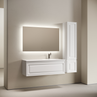 Мебель для ванной комнаты Sancos Very 120 R подвесная, 1 ящик, bianco