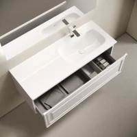 Мебель для ванной комнаты Sancos Very 120 R подвесная, 1 ящик, bianco