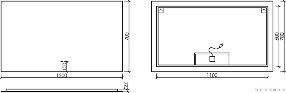 Мебель для ванной комнаты Sancos Very 120 R подвесная, 1 ящик, bianco