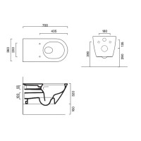 Унитаз подвесной Catalano Comfort с микролифтом