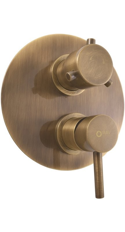 Встраиваемый смеситель для душа и ванны Rav Slezak Seina SE986KSM С ВНУТРЕННЕЙ ЧАСТЬЮ