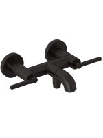 Смеситель для ванны с душем Kludi Nova Fonte Puristic 20540N215 оружейная сталь PVD