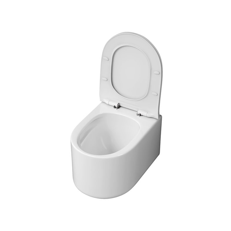 Унитаз подвесной Grossman Thin Rim GR-5606SQ глянцевый белый