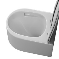 Унитаз подвесной Grossman Thin Rim GR-5606SQ глянцевый белый