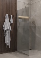 Душевая перегородка Timo TP-890/00F-8 в узком профиле 1950*890, стекло матовое 8 мм