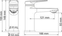 Смеситель для раковины Wasserkraft Lopau 3203