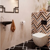 Система инсталляции для унитазов Lavinia Boho RelFix 77020024 4 в 1 с кнопкой смыва, глянцевый черный, хром