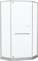 Душевой уголок RGW Hotel HO-084-W 100x100x195 см, профиль белый, стекло прозрачное