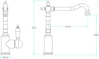 Смеситель для кухни Boheme Medici Ripresa 101