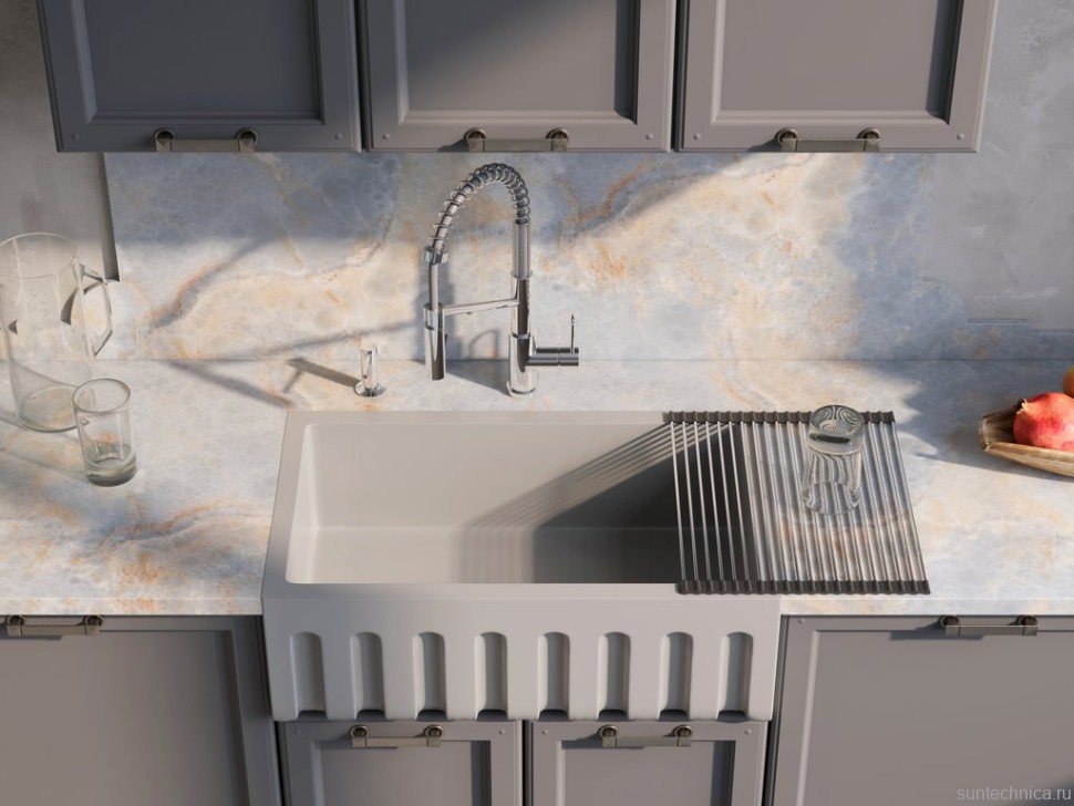 Мойка кухонная Omoikiri Mikura 76-WH белая