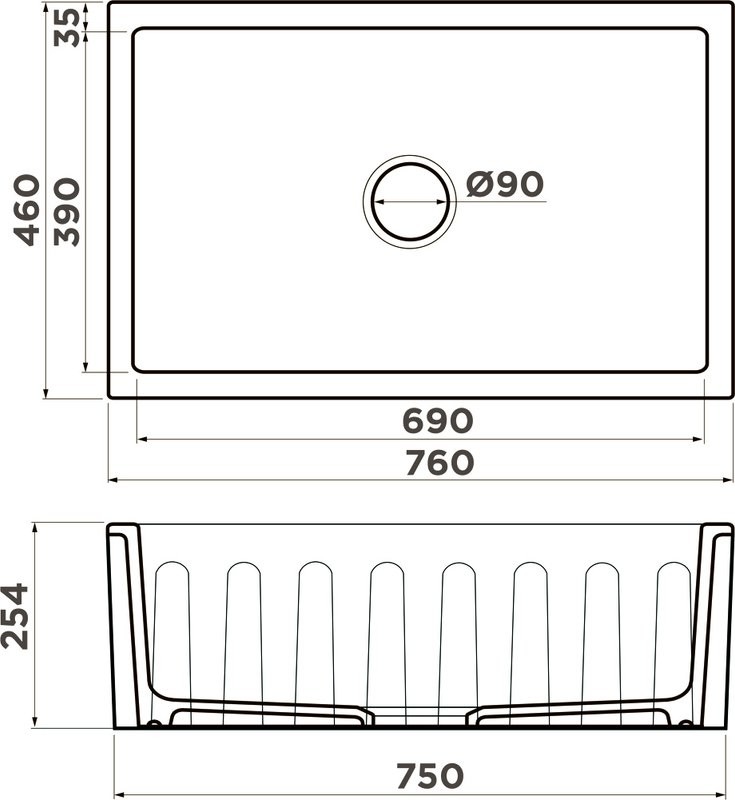 Мойка кухонная Omoikiri Mikura 76-WH белая