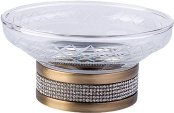 Мыльница Boheme Royal Cristal Bronze настольная