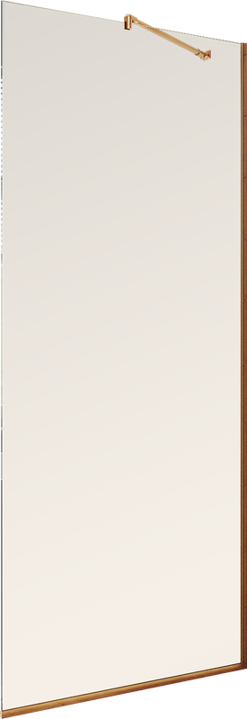 Душевая перегородка Maybahglass MGD-684-2у 119 см, профиль бронза, стекло бронза