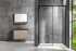 Душевая дверь в нишу Vincea Lugano VDS-1L130CLB-1 130 см, профиль черный