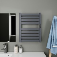 Полотенцесушитель электрический Bauedge Elite AF0030 45x60, темно-серый металлик