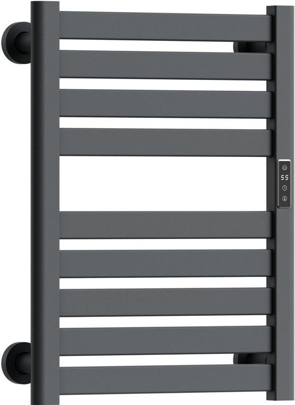 Полотенцесушитель электрический Bauedge Elite AF0030 45x60, темно-серый металлик