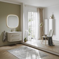 Мебель для ванной комнаты Aqwella 5 stars Neringa 80 подвесная, морская дюна