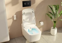 Умный унитаз подвесной VitrA V-Care Prime 7231B403-6216 безободковый, с биде и микролифтом