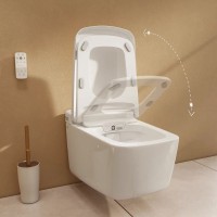 Умный унитаз подвесной VitrA V-Care Prime 7231B403-6216 безободковый, с биде и микролифтом