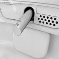 Умный унитаз подвесной VitrA V-Care Prime 7231B403-6216 безободковый, с биде и микролифтом