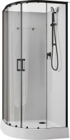 Душевая кабина Aquanet Passion EVO 267256 90x90, профиль черный, стекло прозрачное, без крыши