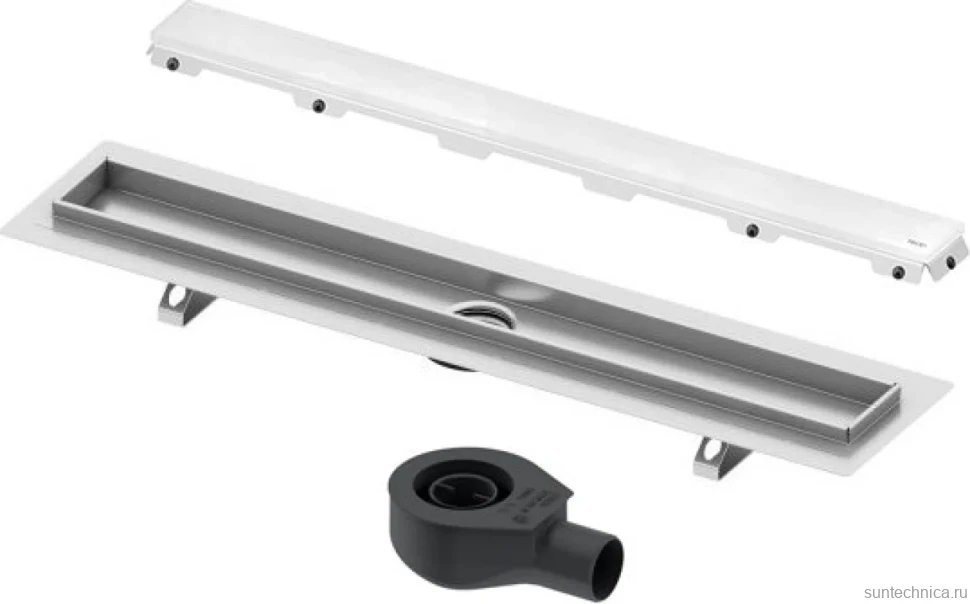 Душевой трап (лоток) TECE Drainline TECEdrainline 70 см стекло с сифоном
