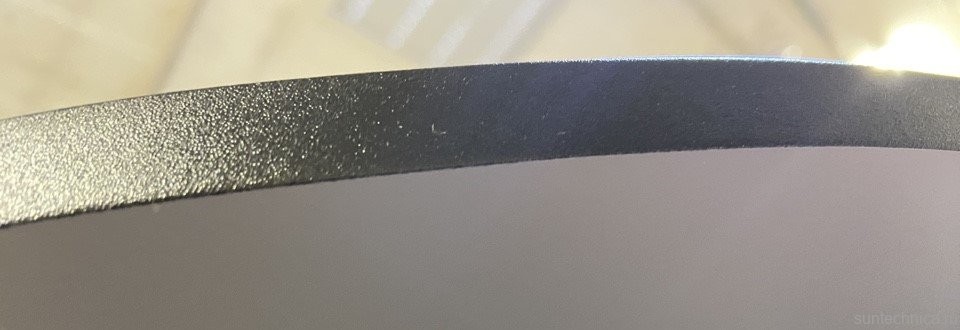 Зеркало круглое Corozo Слим 770 черное