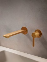 Смеситель для раковины AltroBagno Unione AltroBagnoUnione010506BC С ВНУТРЕННЕЙ ЧАСТЬЮ, матовая медь