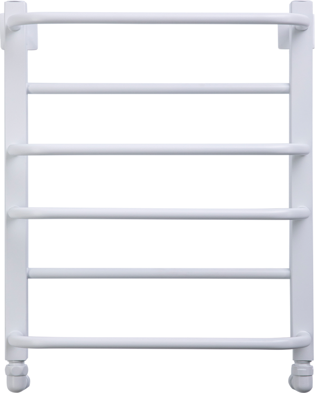 Полотенцесушитель водяной Comfysan Puro-K W-6 60х50 60x55 см, матовый белый, лесенка