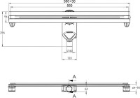 Душевой трап (лоток) Berges Super Line 55 см