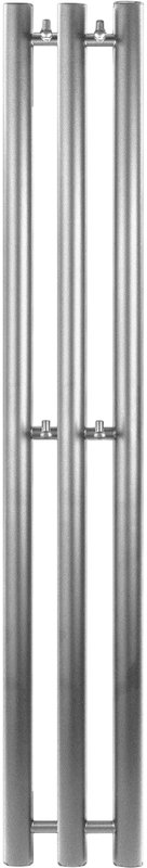 Полотенцесушитель водяной Secado Бергамо 3К 1300х140 130x15 см, графит, I-образный
