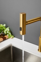 Смеситель для кухни BELZ B811 B74811-5 золото Смеситель для кухни BELZ B811 B74811-5 золото