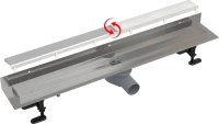 Душевой трап (лоток) AlcaPlast APZ23-DOUBLE9-750 хром Душевой трап (лоток) AlcaPlast APZ23-DOUBLE9-750 хром