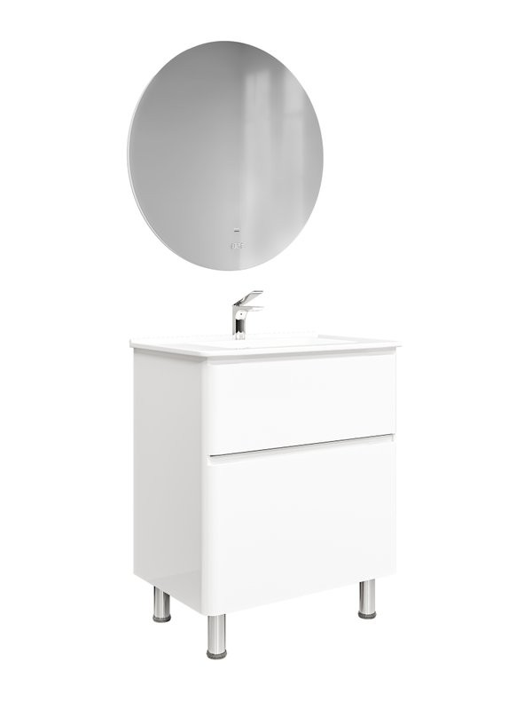 Мебель для ванной комнаты Jorno Chiara Luce 70 белая