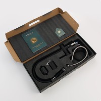 Смеситель для кухни с выдвижным изливом Splenka S204.49.06, черный