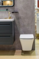 Унитаз подвесной Art&Max Platino AM9321CHR/SC безободковый, с микролифтом, белый