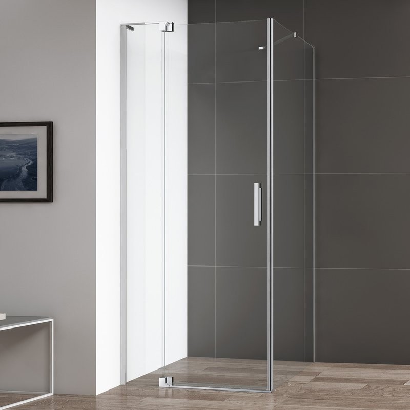 Душевой уголок Cezares Slider AH 1 100-70/80 C Cr профиль хром, стекло прозрачное