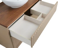 Тумба с раковиной ASB-Woodline Риола 100 капучино