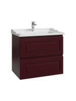 Тумба с раковиной Caprigo Wales Смальти 70 бордовая