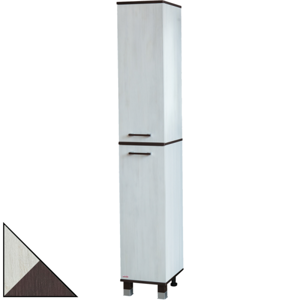 Шкаф пенал для ванной Sanflor Толедо L, венге, орегон