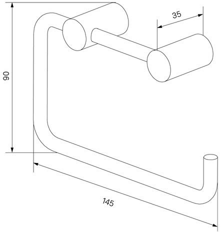Держатель туалетной бумаги IDDIS Petite PETG000i43