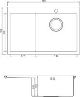 Мойка кухонная Seaman Eco Marino SMB-7851LS Мойка кухонная Seaman Eco Marino SMB-7851LS