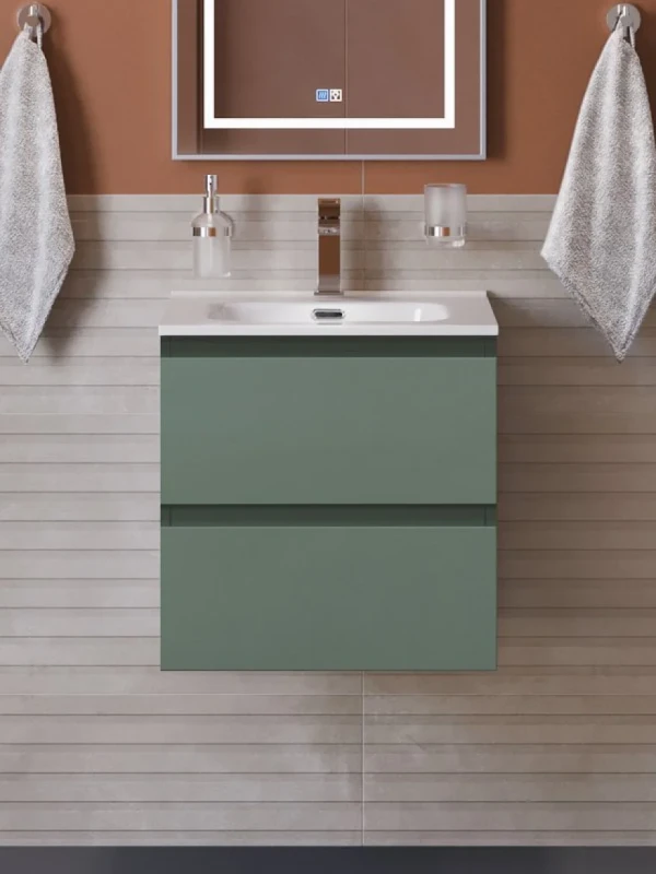 Тумба под раковину без столешницы BelBagno Kraft 39 50 подвесная, матовая еловая