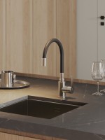 Смеситель для кухни Agger Easy A3100522 с гибким изливом, сатин матовый
