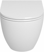 Унитаз приставной напольный Teymi Lina HD T40104 с микролифтом, безободковый, белый