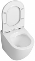 Унитаз приставной напольный Teymi Lina HD T40104 с микролифтом, безободковый, белый