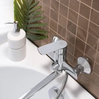 Смеситель с длинным изливом для ванны РМС SL133 SL133-006E Смеситель с длинным изливом для ванны РМС SL133 SL133-006E