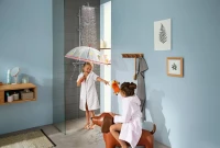 Душевая стойка Hansgrohe Croma 27630000 для душа, с термостатом